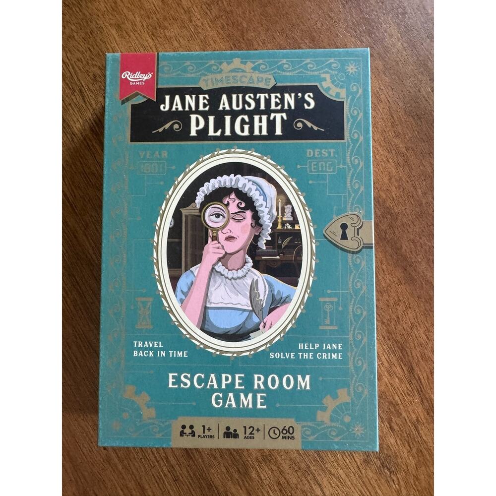 NWT Ridley's Jane Austen's Plight Timescape Escape Room Game Sealed